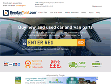 Tablet Screenshot of breakeryard.com